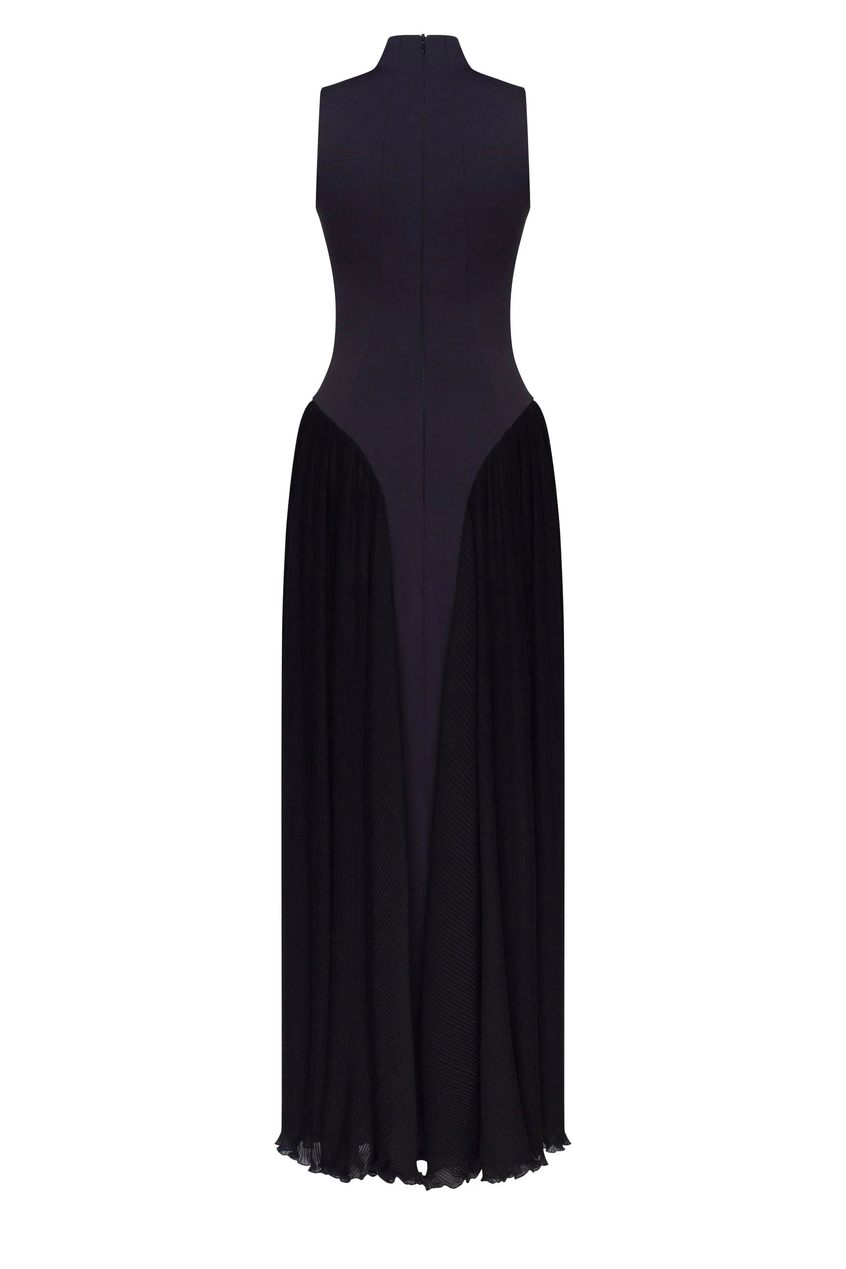 Elegant mock neck maxi dress, Parisienne